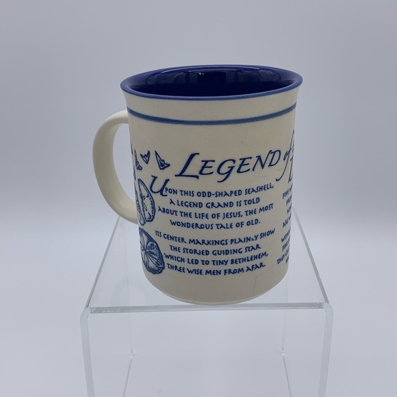 Decorative Legendary Sand Dollar Stoneware  Coffee Mug With Handle - Picture 6 of 12